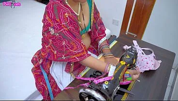サスル・バウお一人様：インドのバウがサスルジに毛深いタイトな膣で激しくぶち込まれる