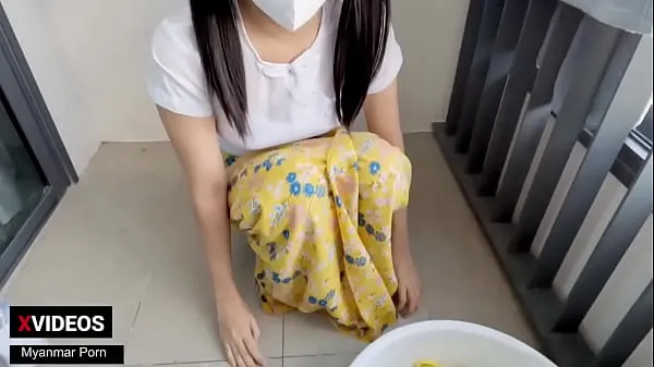 Myanmar Babe Gets Raped by Big Cock While Washing Clothes in River